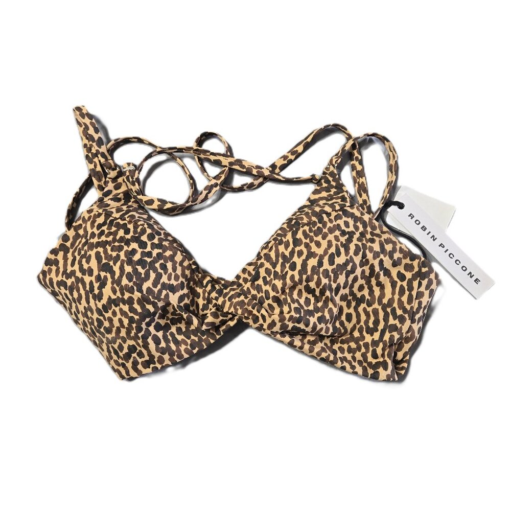 Robin Piccone Sz Small Womens Mocha Whitney Twist Cami Top